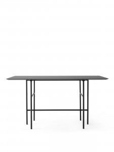 1157149 MENU Стол барный Snaregade, прямоугольный Черный | Угольный линолеум