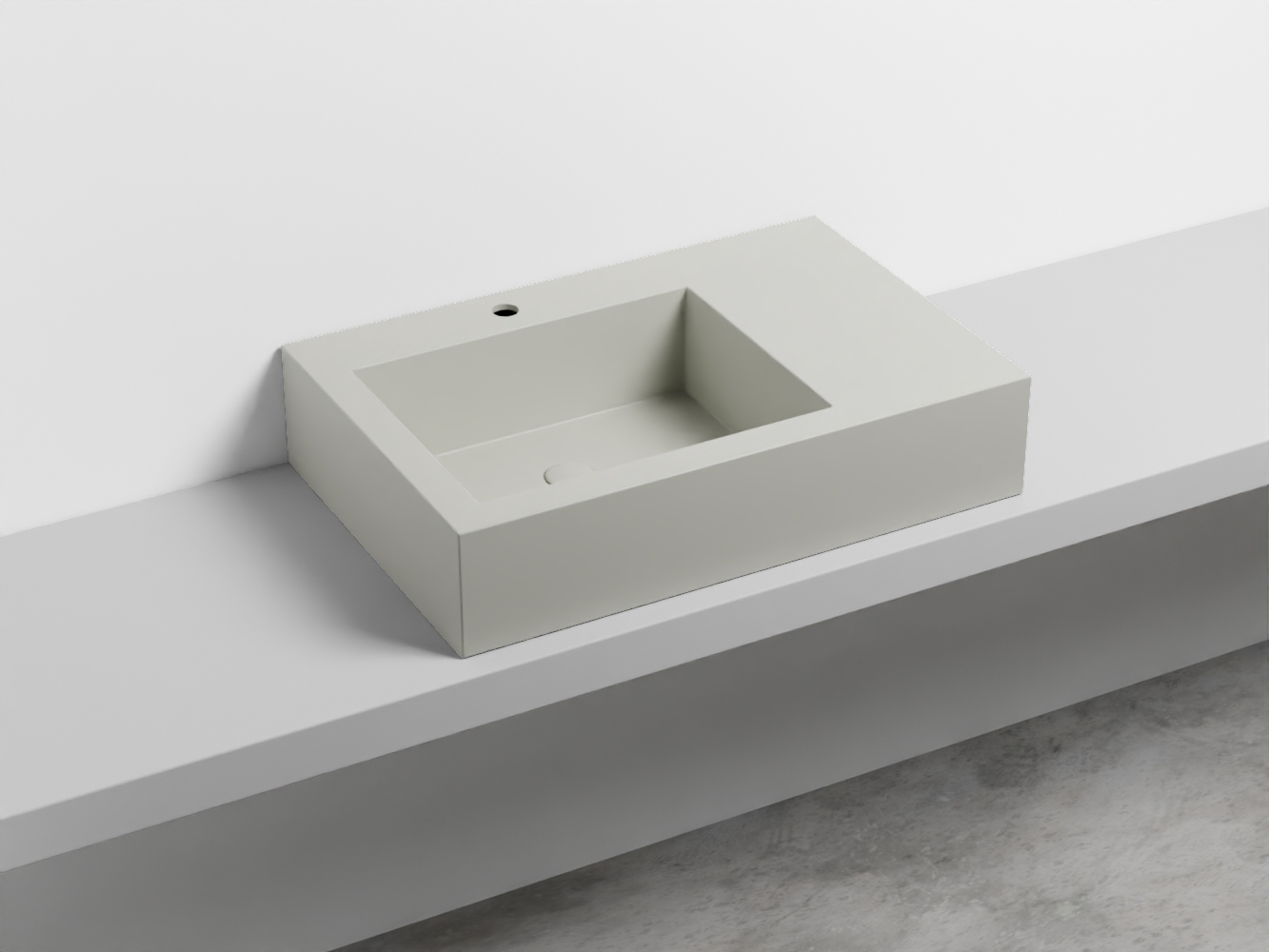 NALAMSX-PM Керамическая раковина с 1-им отверстием, чаша слево cielo I Narcisi Ceramica Cielo