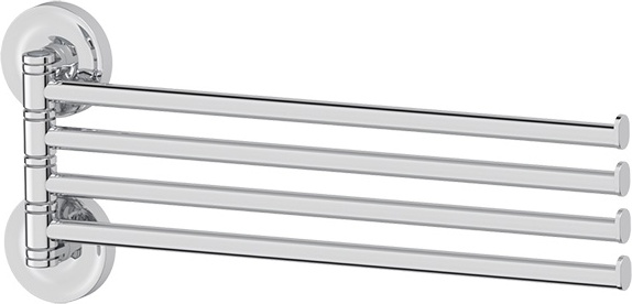 ELE 018 Держатель полотенец поворотный четверной 37 cm ELLUX Elegance