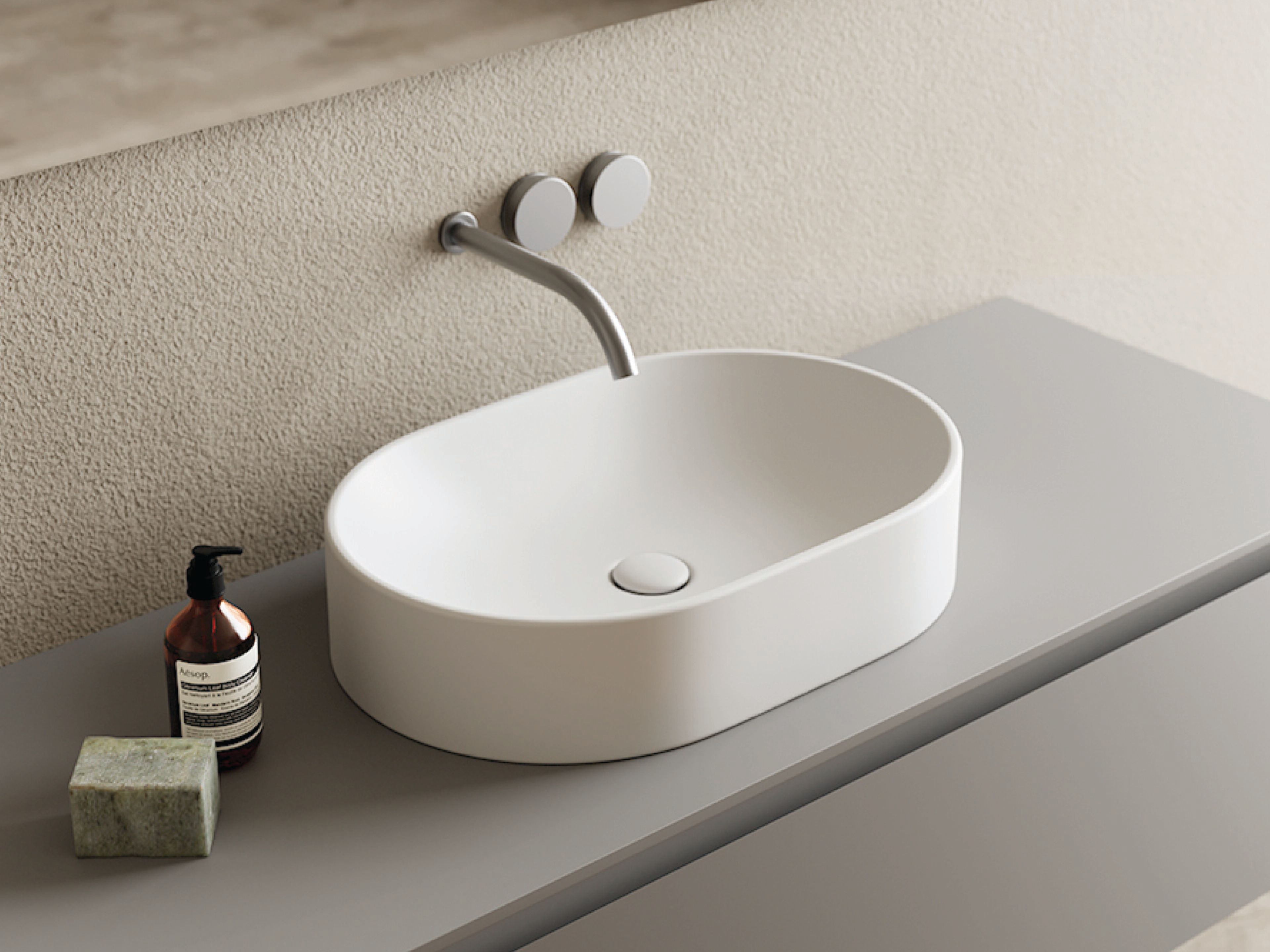 Керамическая столешница овальная раковина Nic ARCH-00049958