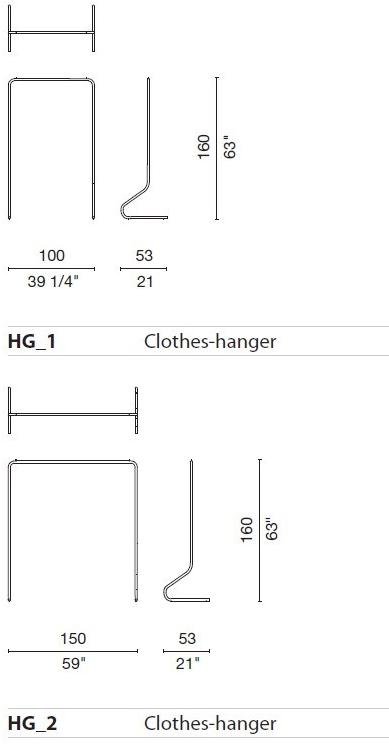Cappellini Вешалка из нержавеющей стали sun-id-1361327 - Вид №2