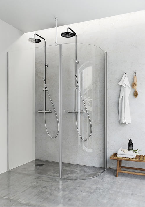 1450464 Igloo Pro J + Экран Настенный Фиксированный Прозрачное Стекло 80X130 Hafa 