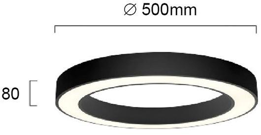 Terzo Light Алюминиевый светодиодный потолочный светильник Apollo V4214100, v4214101 - Вид №2