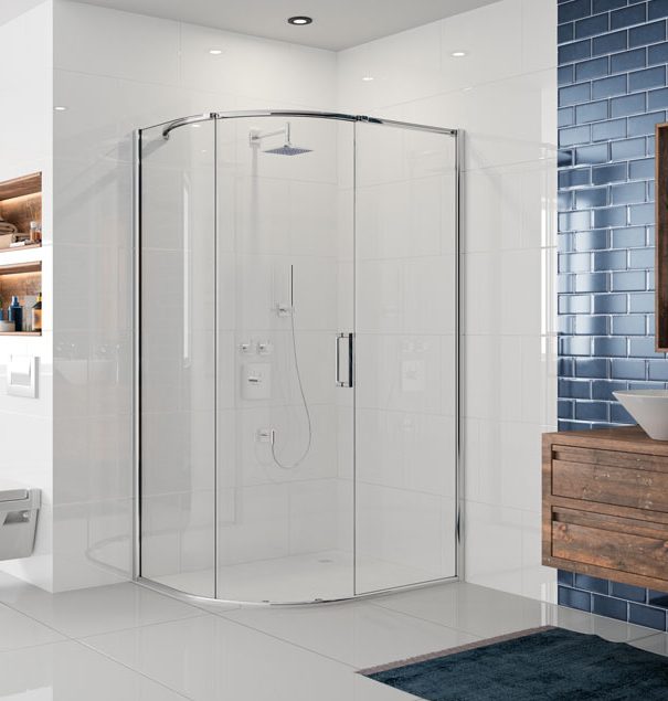 Душевой уголок AR81Q1000 L or R Merlyn Arysto Хромированный 