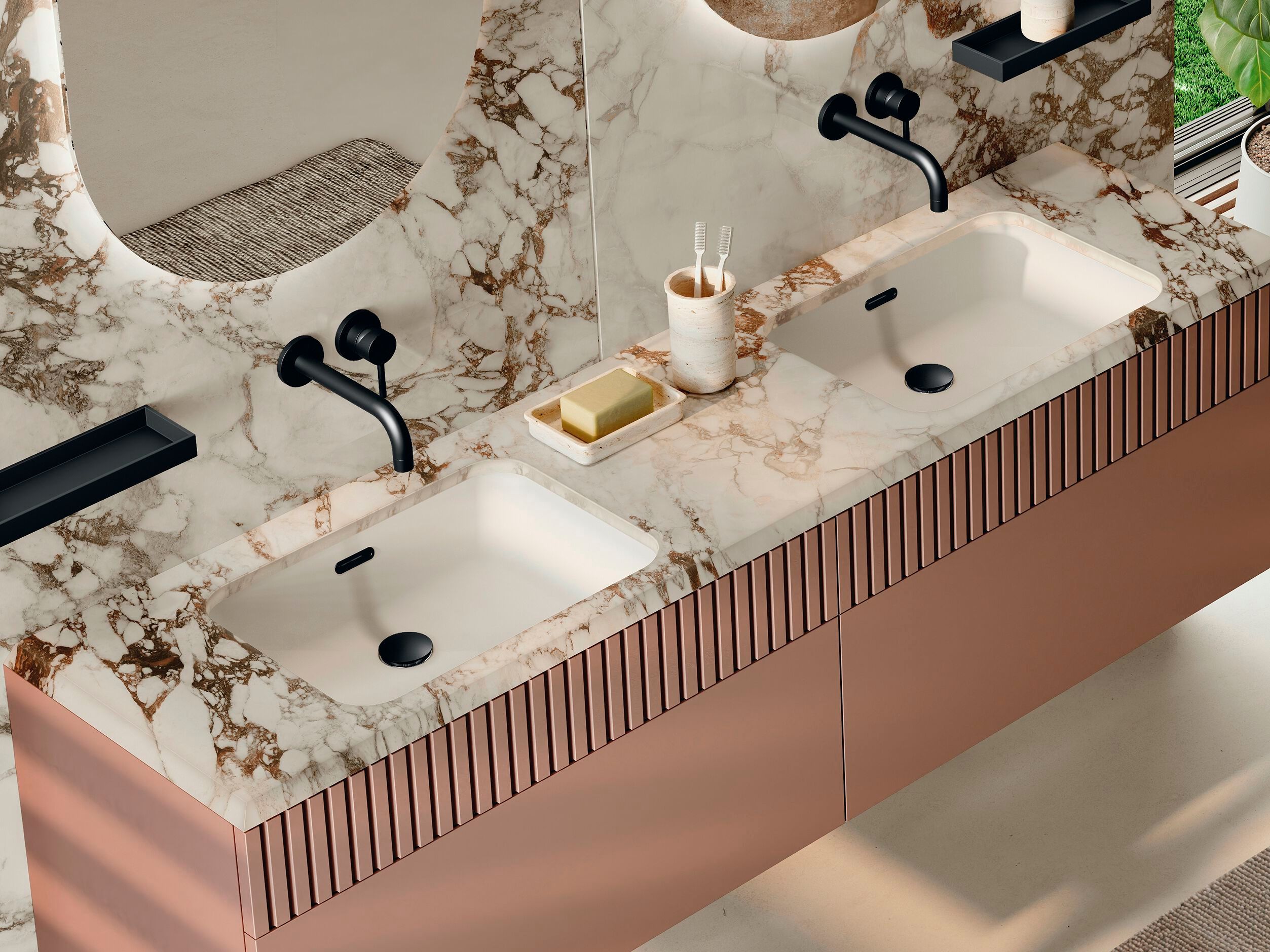 Прямоугольная встраиваемая раковина Duratek Elleci Bath ARCH-00036572