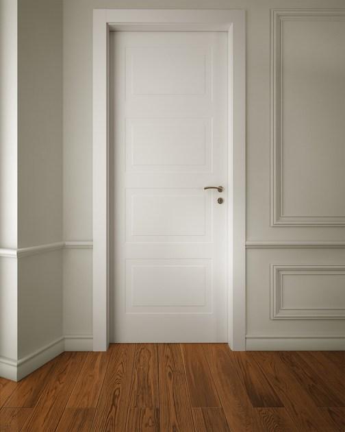 GAROFOLI Распашная лакированная дверь из массива дерева Neo-classico sun-id-1423446 - Вид №1