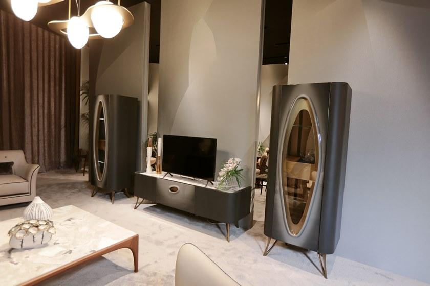 Bellotti Ezio Витрина из лакированного ясеня со встроенной подсветкой Gea 2018-61 - Вид №2