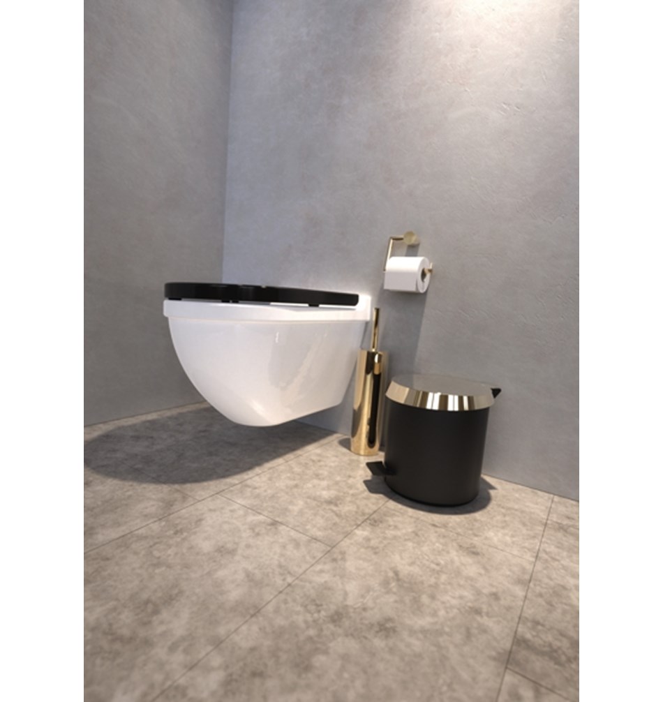 FROST Держатель туалетной бумаги 1 » золото Нержавеющая сталь Золото N1909-GO  - Вид №6