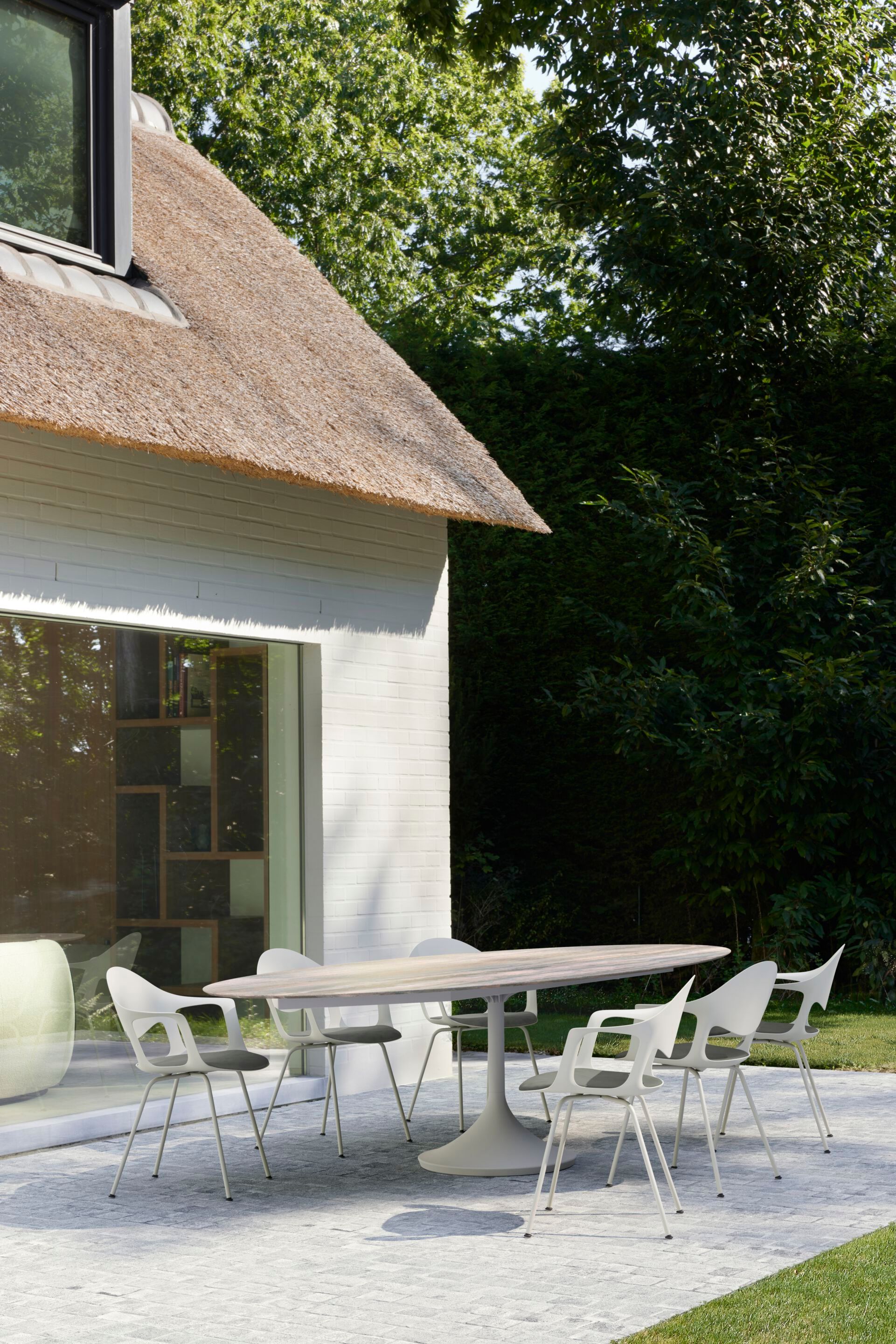 Алюминиевый стул с подлокотниками Joli SEPIA ARCH-00138525 - Вид №6