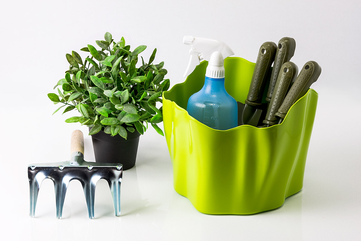 QL10142-GN Органайзер flow средний зеленый Qualy  - Вид №2