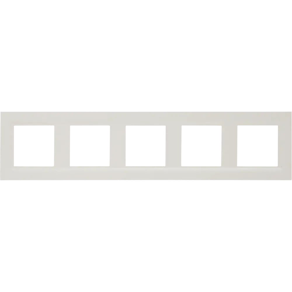 Рамка Legrand Structura для розеток и выключателей на 5 постов, слоновая кость 82064608 STLM-0018599