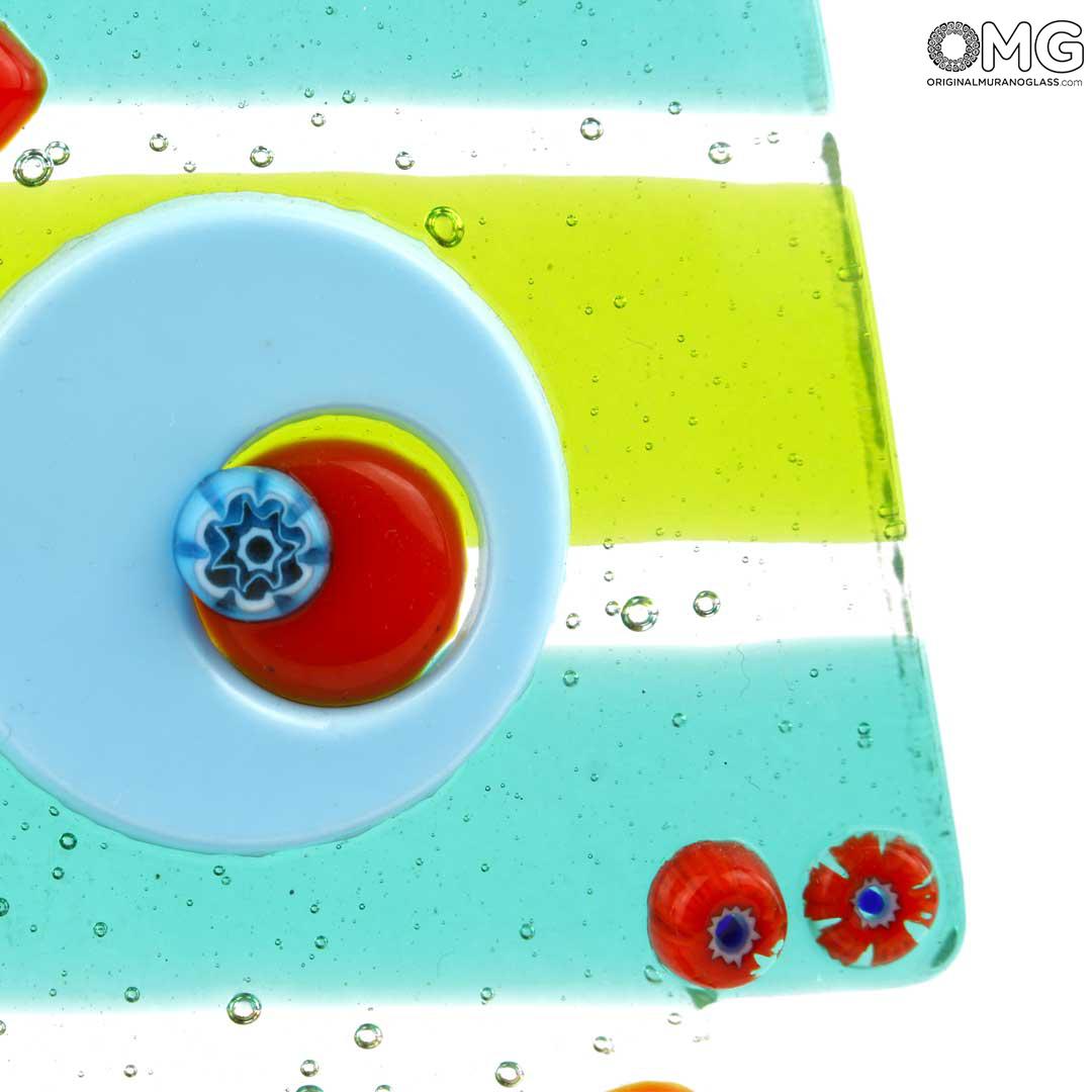 2027 ORIGINALMURANOGLASS Скульптура В Стиле Пикассо - Кубизм - муранское стекло OMG 11 см  - Вид №1