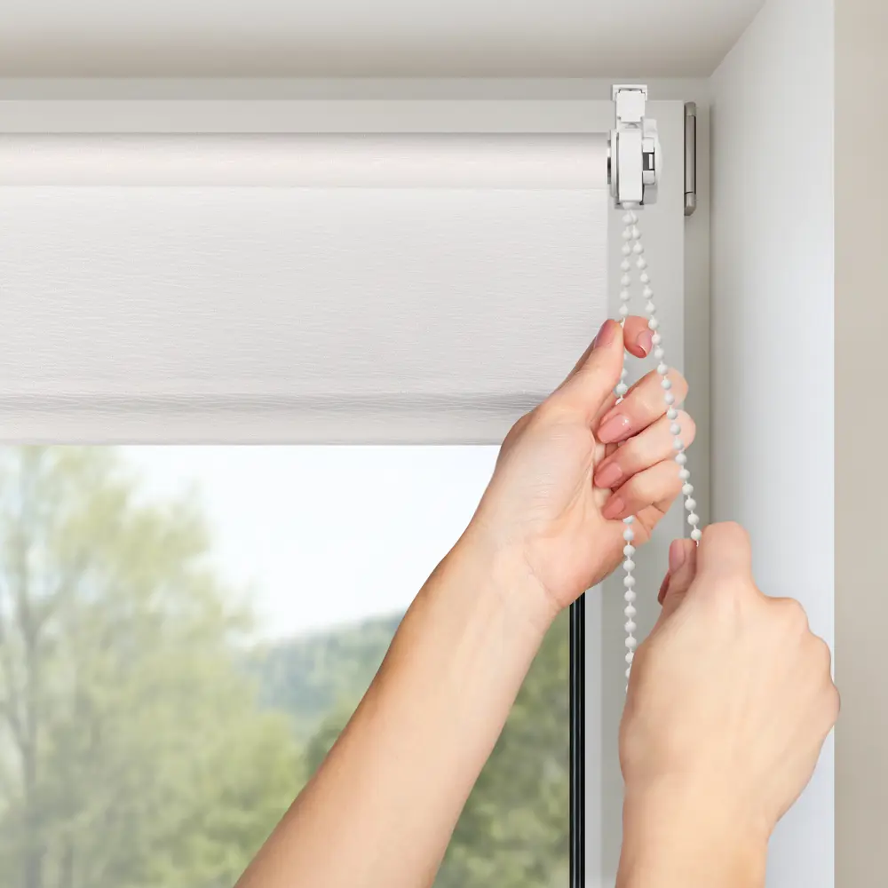 Штора рулонная Dover 60x160 см белая PRAKTO STLM-2041308 - Вид №8