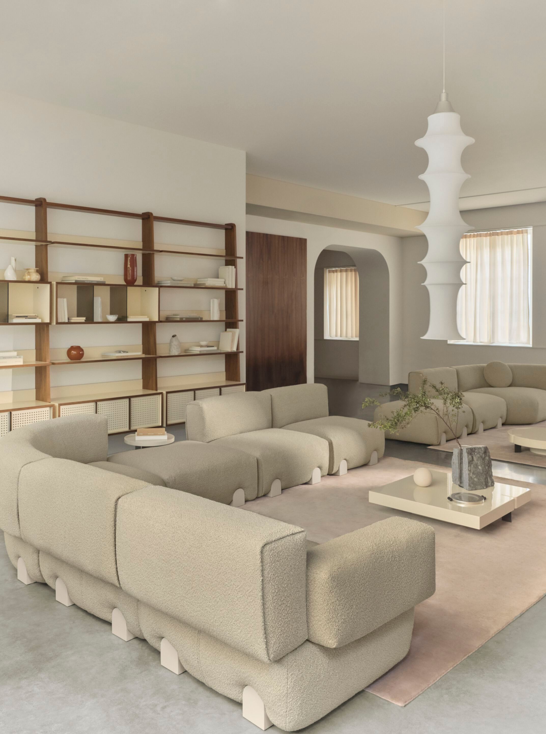 Секционный диван из ткани Saba Italia SIMPOSIO ARCH-00135254 - Вид №19