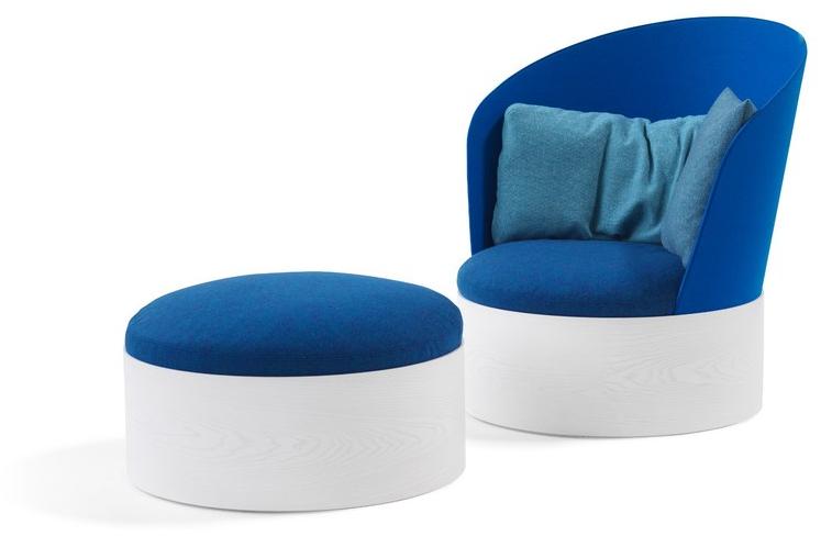 Blå Station Пуф из дерева с обивкой B25 Bla Station sun-id-1374582 - Вид №1