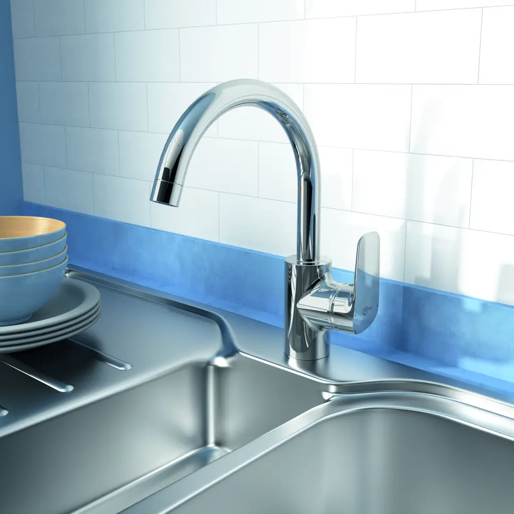 Смеситель для кухни Ideal Standard Ceraflex с высоким изливом 29 см цвет хром 82802902 STLM-2055289
