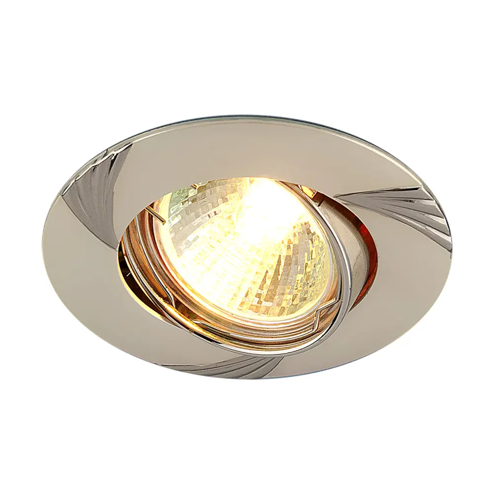 Спот встраиваемый Электростандарт Daniele, GU5.3, 50 Вт, цвет серебро/никель Elektrostandard STLM-2052208