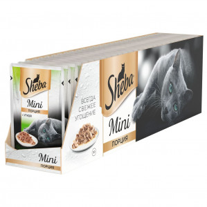 ПР0043466*33 Корм для кошек Мини порция с уткой пауч (упаковка - 33 шт) SHEBA