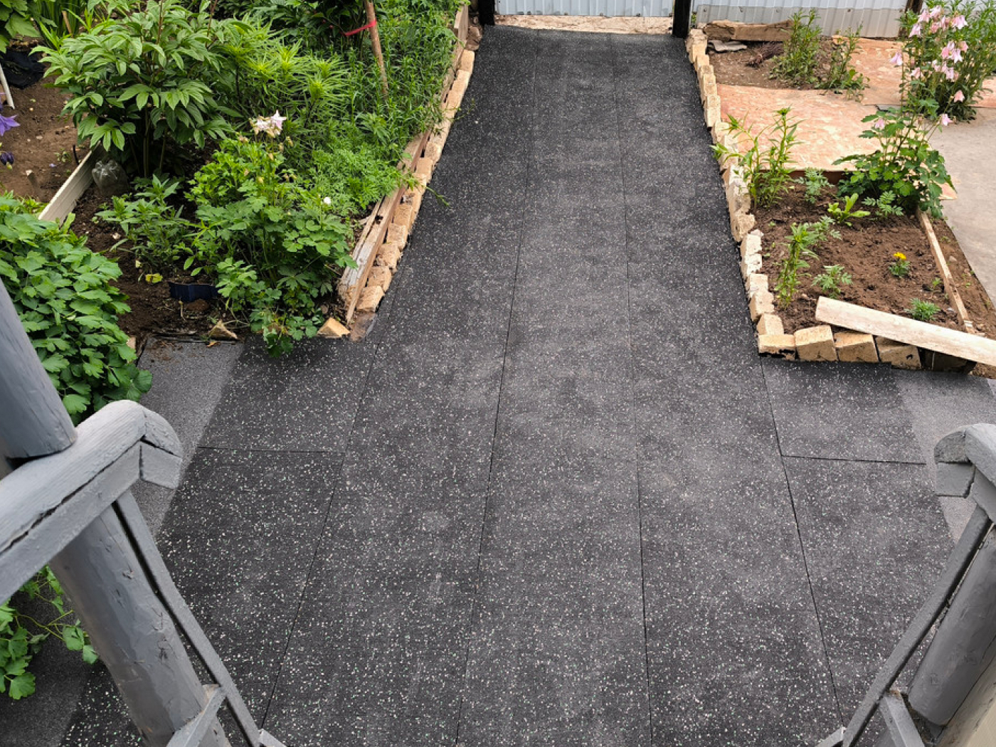 100.3.3AG.Bc Садовая дорожка резиновая Alegria garden  - Вид №8