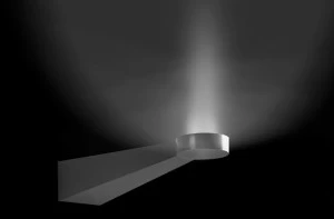 Martinelli Luce Настенный светодиодный светильник из алюминия с отраженным светом Q8 1296/i/dim/l/1/t/bi