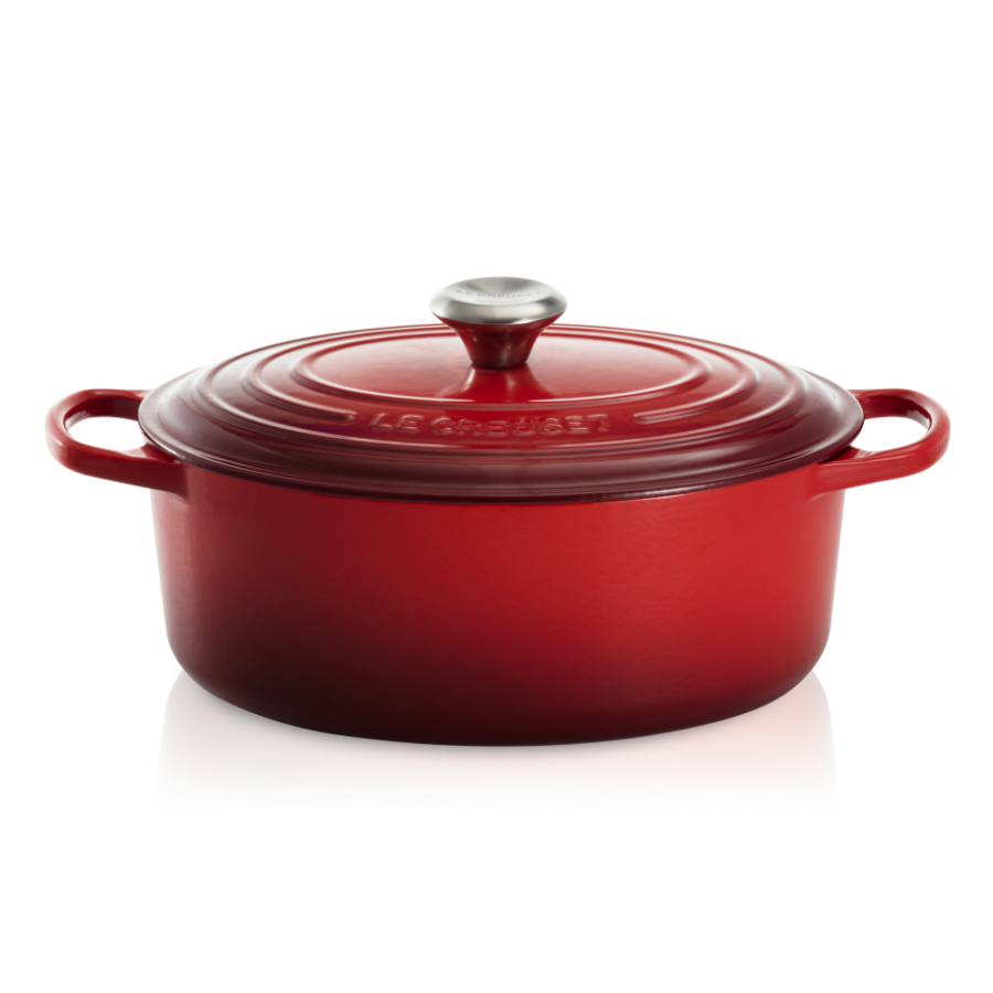 Утятница чугунная Le Creuset, Ø29 см, вишневая 21178290602430 - Вид №3