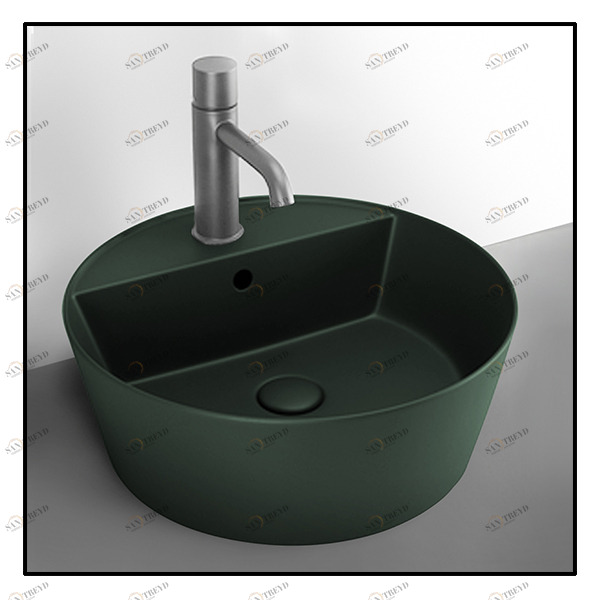 HALAT45MU Накладная раковина на столешницу  круглая Ceramica Cielo 