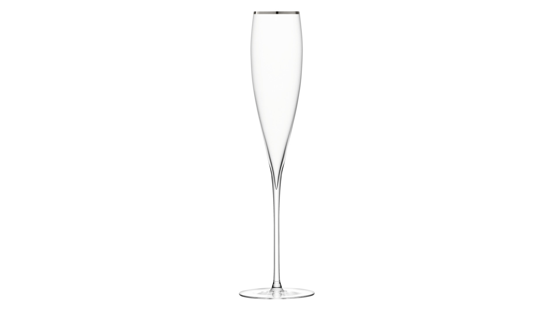 10656154 LSA International Набор фужеров для шампанского LSA International, "Savoy", 200мл, платина, 2шт. Стекло - Вид №2