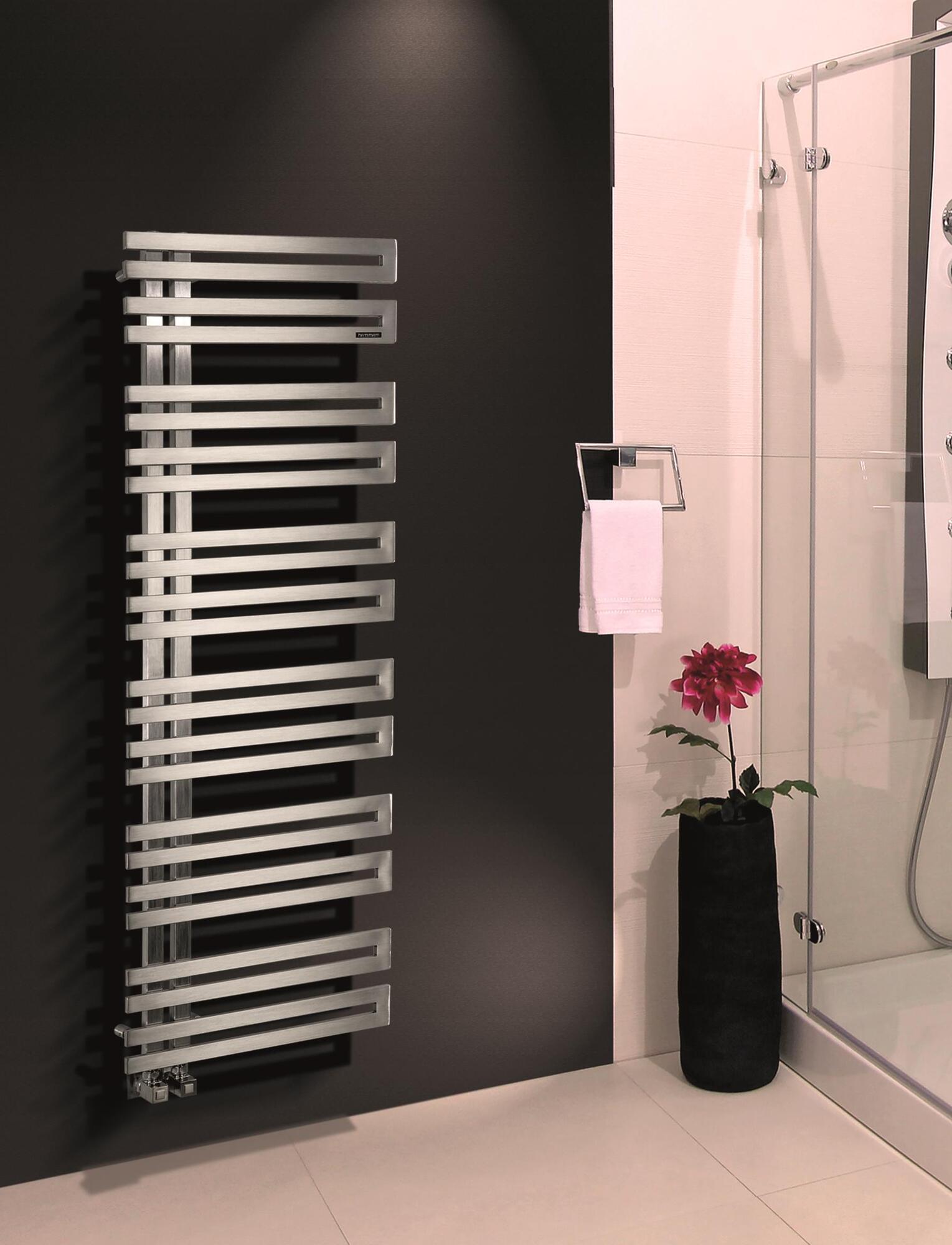 Полотенцесушитель Hammam ALTO Stainless steel  комбинированный; электрический или водяной Сталь  - Вид №43