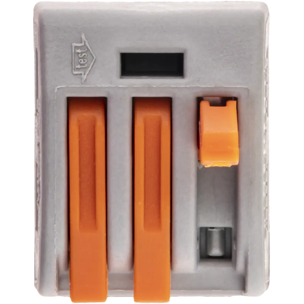 84746778 Клеммы соединительные монтажные с рычажком Duwi СМК 222-413 3-проводные 4мм² серые 50шт 26638 9 STLM-1109494  - Вид №4