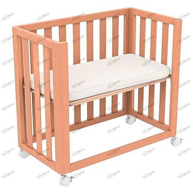 Приставная кроватка Bed Co-sleep натуральная ELLIPSE ELLIPSE BED 351607 Бежевый Santreyd 