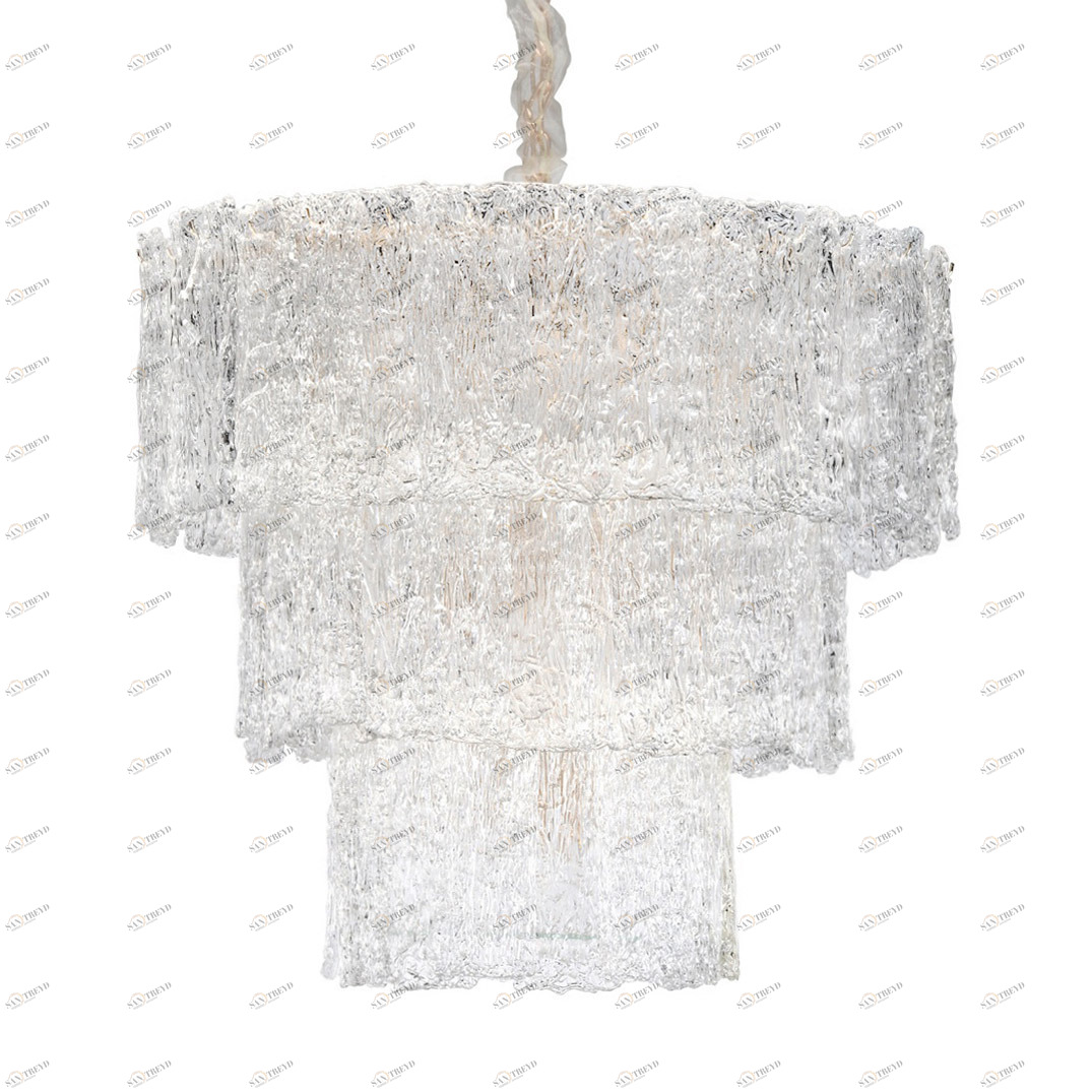 Люстра стеклянная 69х80 см золотая Delight Collection BRCH9094-80 DELIGHT COLLECTION ДИЗАЙНЕРСКИЕ 00-3883107 Золото;прозрачный 