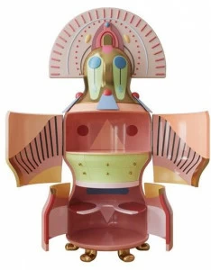 Scarlet Splendour Буфет из лакированной фанеры с распашными дверцами I danzatori Ch01