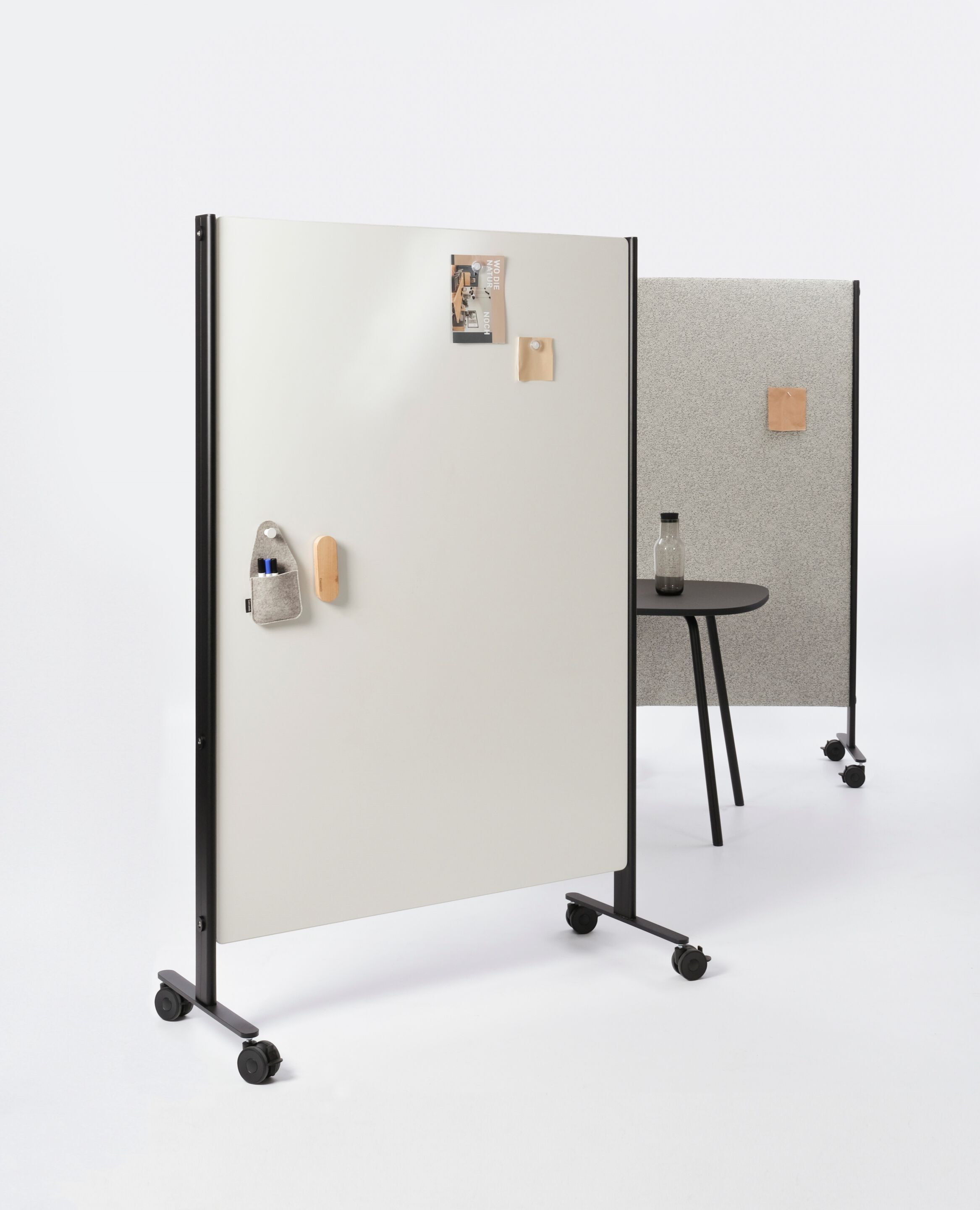 Эмалированная стальная офисная доска с колесами Cascando Round20 ARCH-00040662 - Вид №4