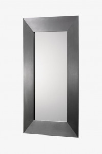 TTMR12 Прямоугольное настенное стационарное зеркало Hamlet из нержавеющей стали 20 дюймов x 32 дюйма x 1 дюйм Waterworks