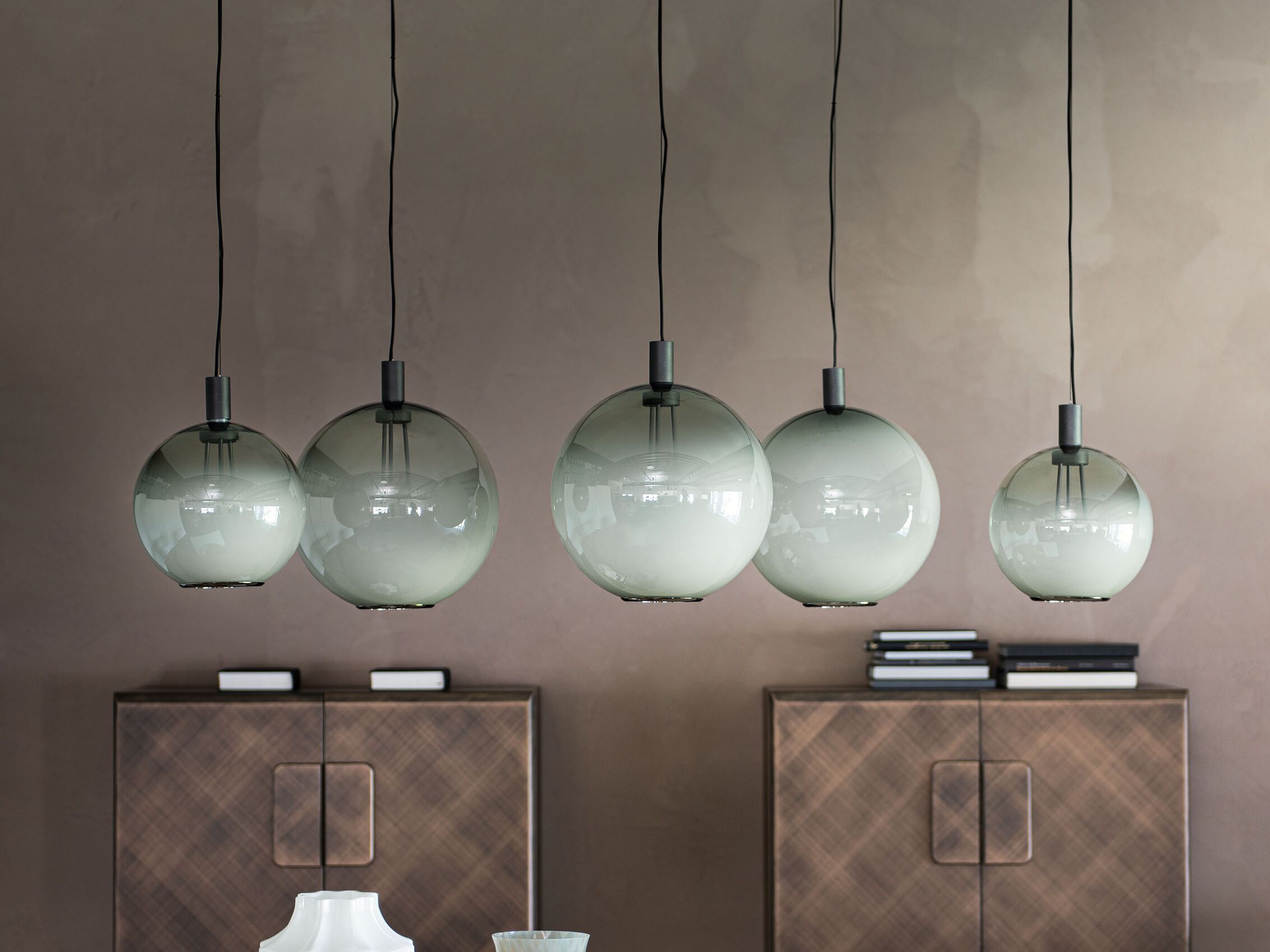 Стеклянный светодиодный подвесной светильник Cattelan italia PARIS ARCH-00113504