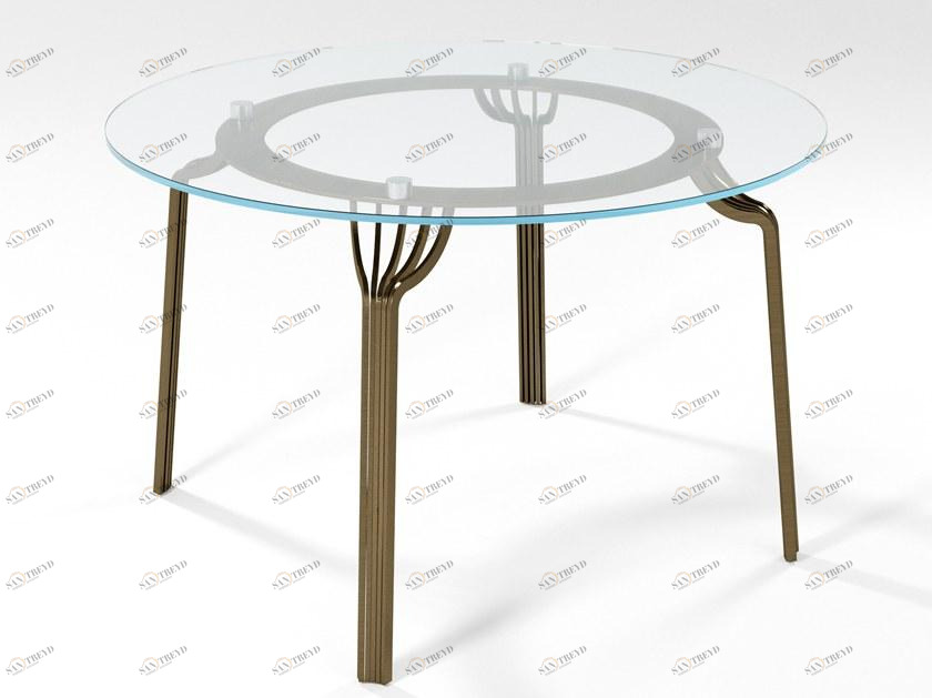 Barel Круглый обеденный стол из хрусталя sun-id-1415827