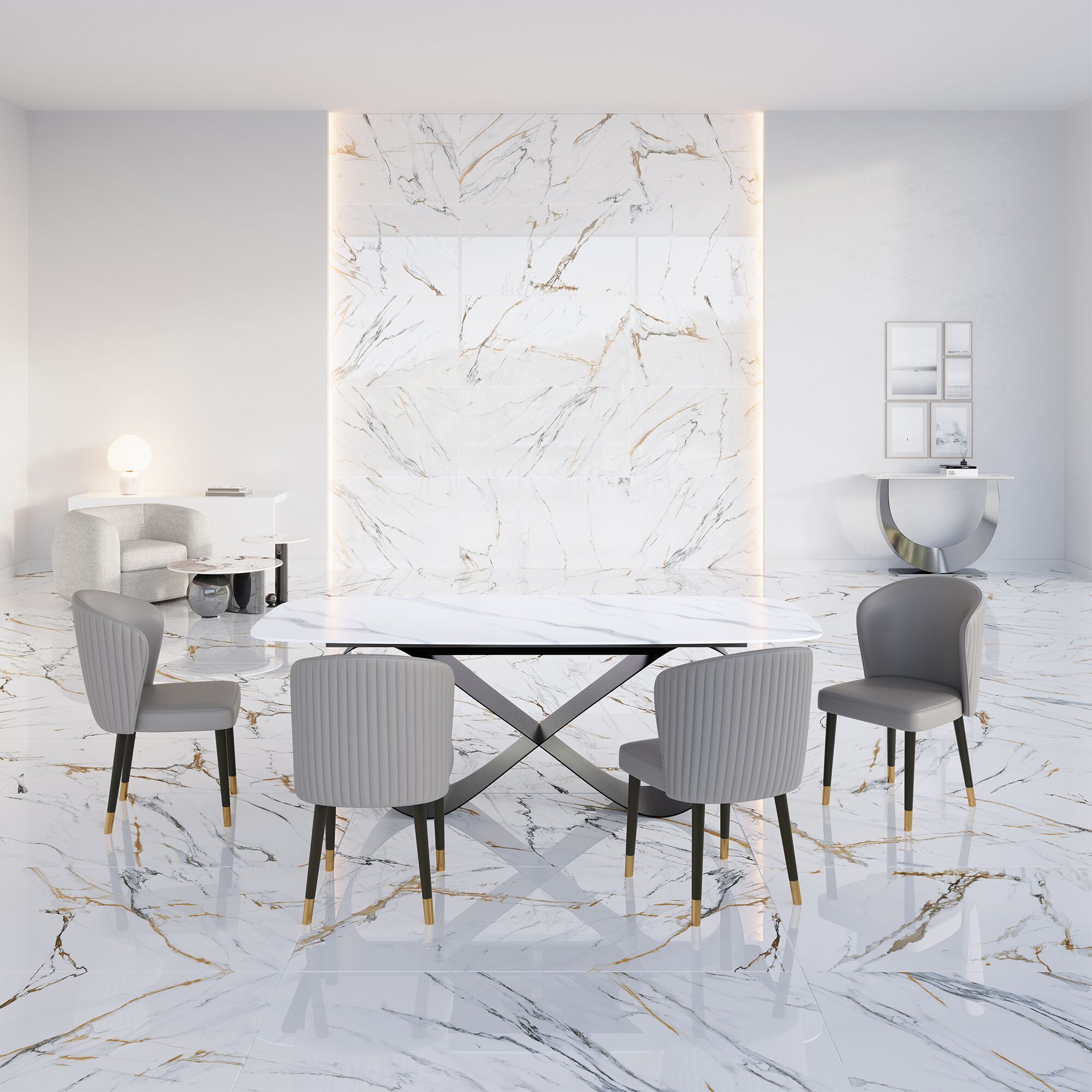 Стул из искусственной кожи GIULIA GRILLO SONTUOSA ARCH-00113495 - Вид №10