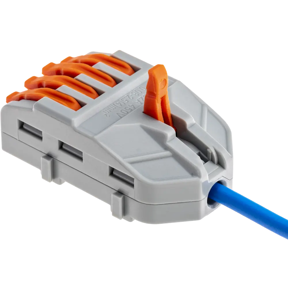 87887425 Клемма разветвительная Duwi 26666 5-проводная 4 мм 4 шт. STLM-1104310  - Вид №10