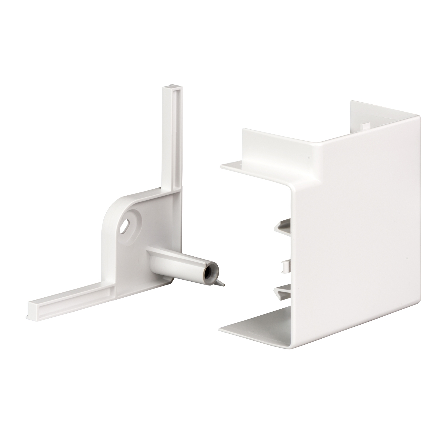 ISM10203P OptiLine45 Угол плоский короба 95х55 RAL9003 Schneider Electric Электромонтажная система OPTILINE 45 