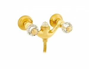 037119.S00.00 Смеситель для душа с кристаллами сваровски Золото 24К