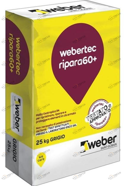 Saint-Gobain Weber Тиксотропный раствор нормального схватывания для реставрации Webertec sun-id-1346374