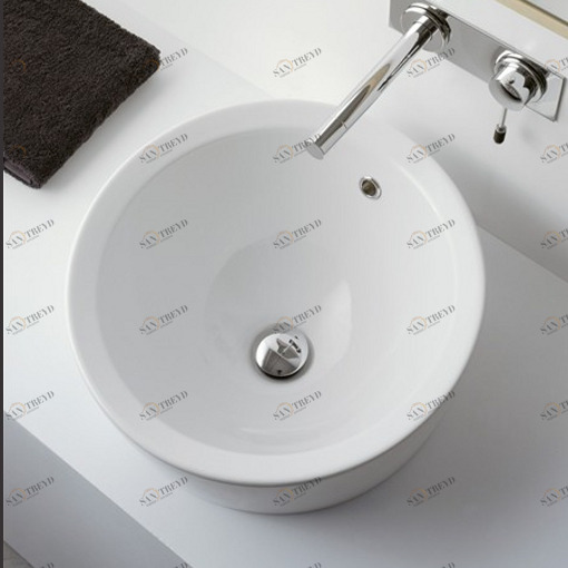 8055A Встроенная раковина под столешницу овальная Scarabeo Ceramiche 