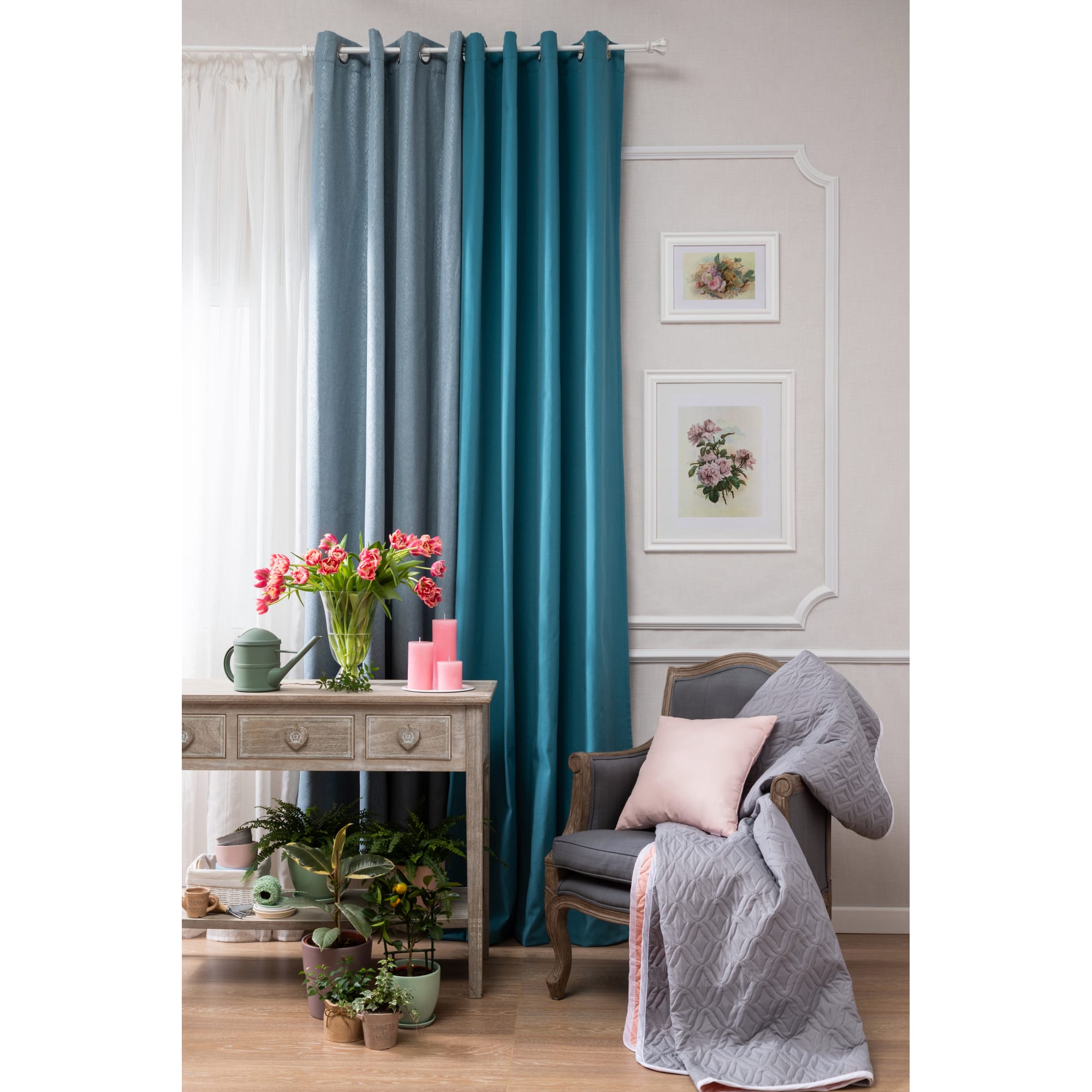 82018420 Свеча-столбик «Рустик» 7х13 см, цвет розовый Santreyd  - Вид №4