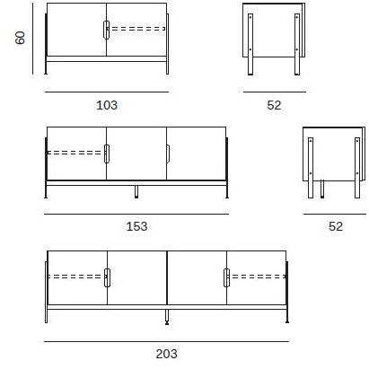 Novamobili Комод с распашными дверцами sun-id-1362671 - Вид №1