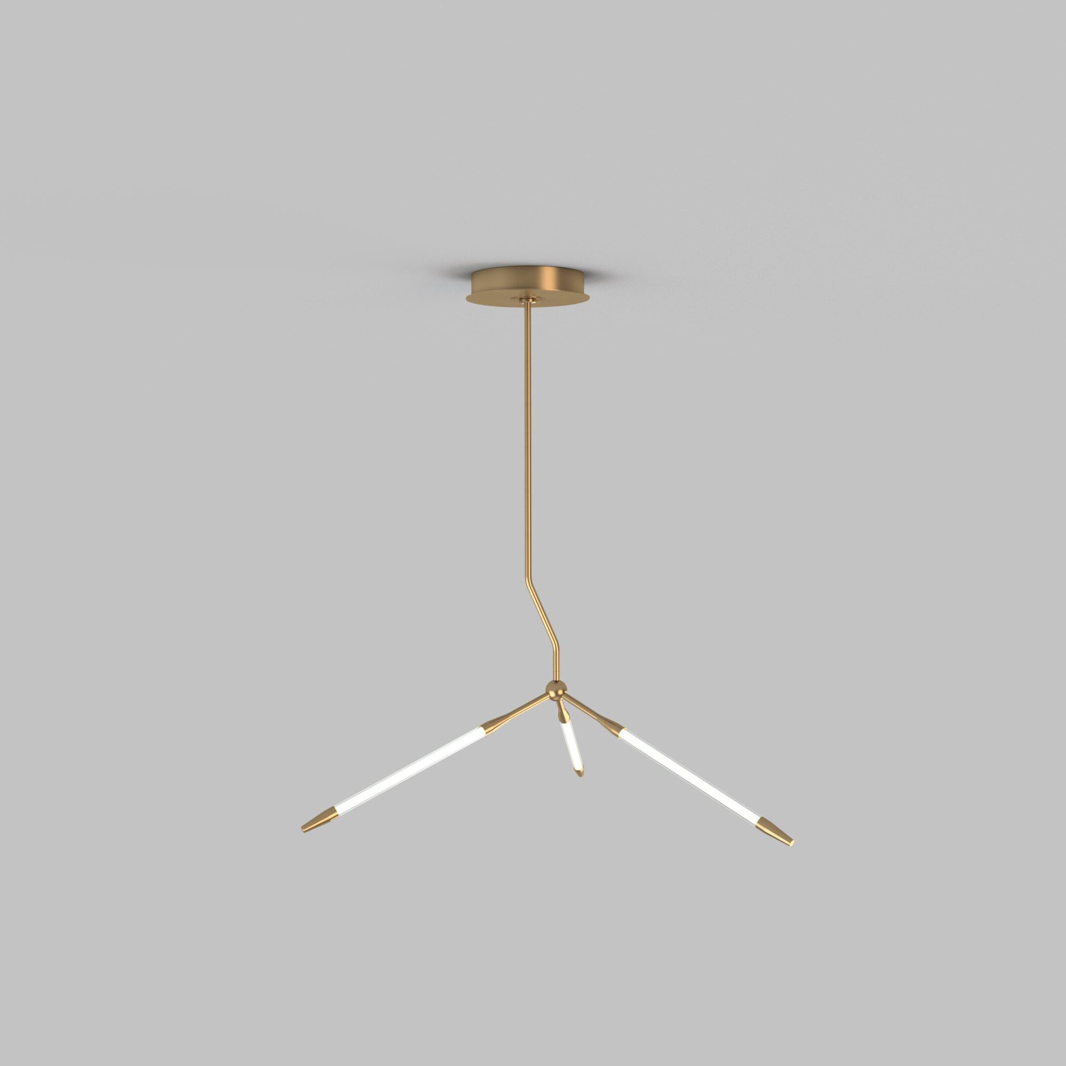 Стальной светодиодный подвесной светильник с диммером Intueri Light Javelin ARCH-00066150 - Вид №3