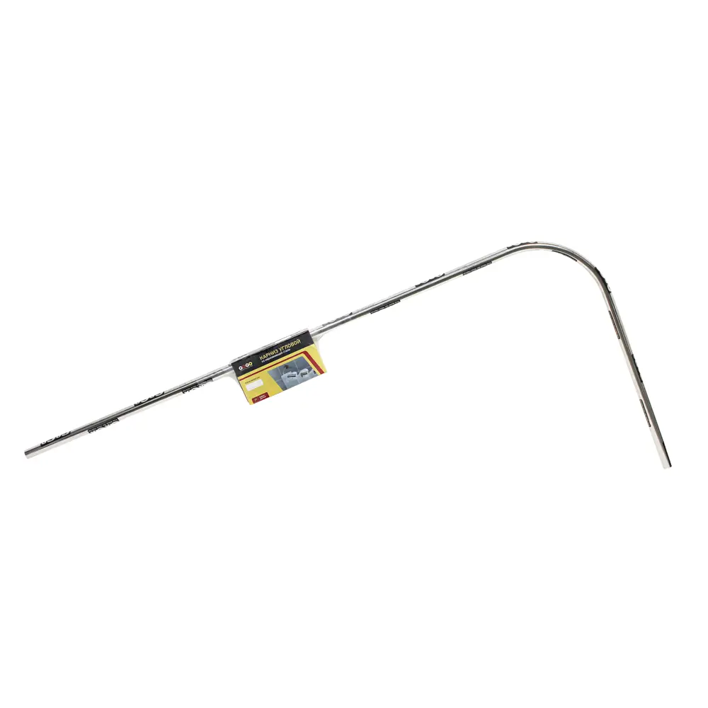 Карниз для ванной Go Go Г-образный 180x80 см нержавеющая сталь цвет хром STLM-2154006 - Вид №4