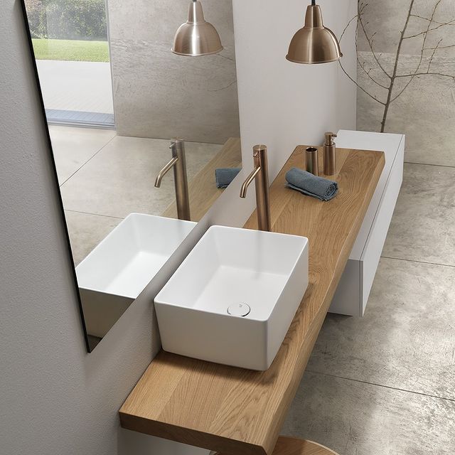 ONE015PGL Смеситель для раковины Linki ONE, Розовое золото полированная сталь - Вид №3