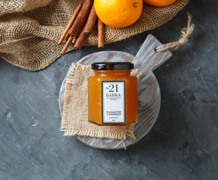 3663 Мармелад "Мандарин с корицей" Вкусляндия 