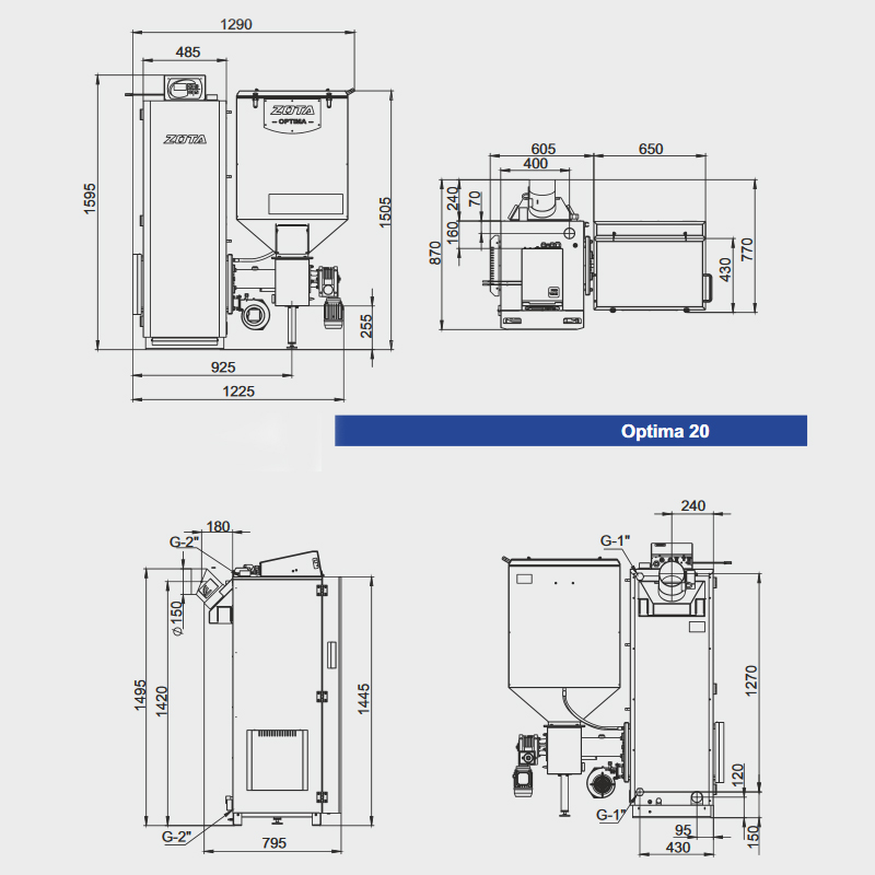 Котел отопления  Zota Optima 20 OPTIMA20 - Вид №6