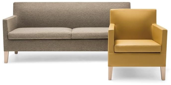 Andreu World Кресло из ткани Anna Bu1397 - Вид №4